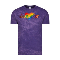 Cloud Purple love is love lgbtq Vintage Tee - MaliasSmallBusiness
