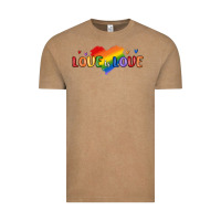 Vintage Coffee love is love lgbtq Vintage Tee - MaliasSmallBusiness