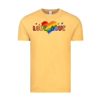 Vintage Mustard love is love lgbtq Vintage Tee - MaliasSmallBusiness
