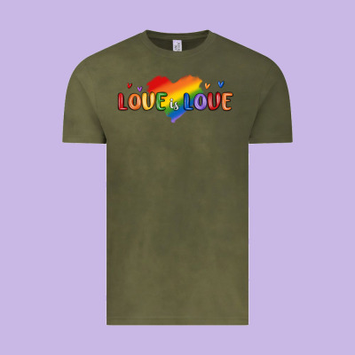 Love Is Love Lgbtq Vintage Tee Designed By Maliassmallbusiness
