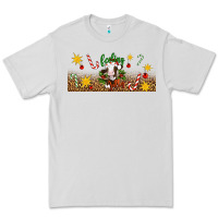 Dove Grey Christmas feeling jolly cow Premium Tee - Artiststas