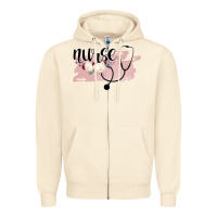 Sandshell Nurse Floral Zipper Hoodie - Bettercallsaul