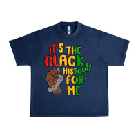 Navy it s the black history for me Urban Heavy Tee - MaliasSmallBusiness