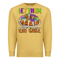 Antique Gold let them eat cake Premium Sweatshirt - CowGirlArtShop