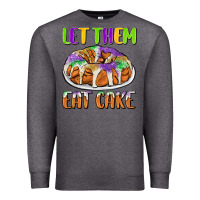 Charcoal Heather let them eat cake Premium Sweatshirt - CowGirlArtShop