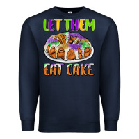Navy let them eat cake Premium Sweatshirt - CowGirlArtShop