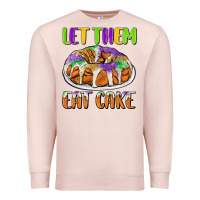 Pale Pink let them eat cake Premium Sweatshirt - CowGirlArtShop
