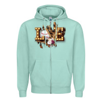 Seafoam Love Softball Zipper Hoodie - Bettercallsaul