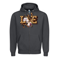 Smoke Love Softball Zipper Hoodie - Bettercallsaul