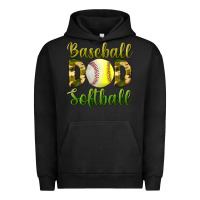 Pigment Black Baseball Dad Softball Urban Hoodie - BundleAndBundleShop