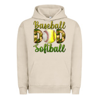 Pigment French Oak Baseball Dad Softball Urban Hoodie - BundleAndBundleShop