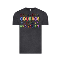 Vintage Black it takes a lot of courage to be who you are Vintage Tee - MaliasSmallBusiness