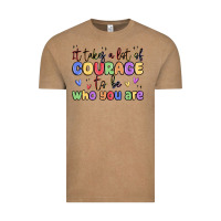 Vintage Coffee it takes a lot of courage to be who you are Vintage Tee - MaliasSmallBusiness