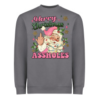 Storm merry christmas assholes Heavyweight Sweatshirt - MaliasSmallBusiness