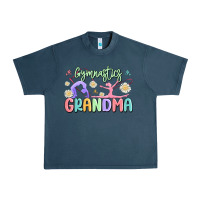 Midnight Navy gymnastics grandma Urban Heavy Tee - MaliasSmallBusiness
