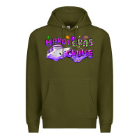Army Green mardi gras cruise Premium Hoodie - CowGirlArtShop