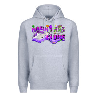 Heather Grey mardi gras cruise Premium Hoodie - CowGirlArtShop