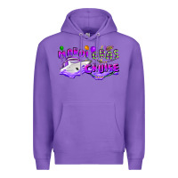 Purple mardi gras cruise Premium Hoodie - CowGirlArtShop