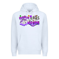 White mardi gras cruise Premium Hoodie - CowGirlArtShop