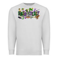 Dove Grey hairstylist mardi gras Premium Sweatshirt - CowGirlArtShop