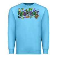 Ocean Blue hairstylist mardi gras Premium Sweatshirt - CowGirlArtShop