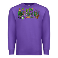 Purple hairstylist mardi gras Premium Sweatshirt - CowGirlArtShop