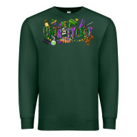Sports Green hairstylist mardi gras Premium Sweatshirt - CowGirlArtShop