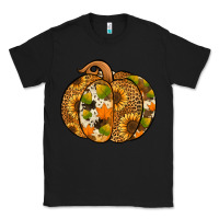 Black Leopard cowhide sunflower pumpkin Classic Tee - NancyCooperArtShop