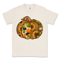 Natural Leopard cowhide sunflower pumpkin Classic Tee - NancyCooperArtShop