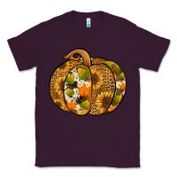 Plum Leopard cowhide sunflower pumpkin Classic Tee - NancyCooperArtShop