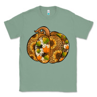 Sage Leopard cowhide sunflower pumpkin Classic Tee - NancyCooperArtShop