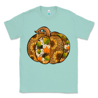 Seafoam Leopard cowhide sunflower pumpkin Classic Tee - NancyCooperArtShop