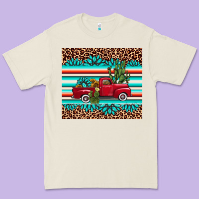 Truck Gemstone Leopard Premium Tee Designed By Adodesignshop