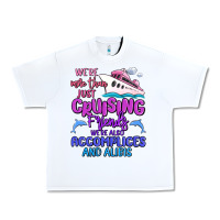 White we're more than just cruising friends Urban Heavy Tee - MaliasSmallBusiness