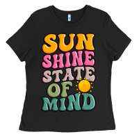 Black sun shine state of mind Ladies Tee - JahusDesignShop