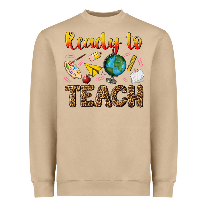 Ready To Teach Heavyweight Sweatshirt by NancyCooperArtShop | Teevron