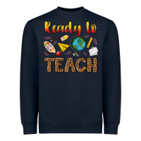 Navy ready to teach Heavyweight Sweatshirt - NancyCooperArtShop