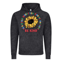 Vintage Black in a world where you can be anything be kind Vintage Hoodie - MaliasSmallBusiness