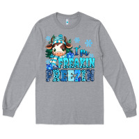 Heather Grey I'm freakin freezin Long Sleeve Tee - MaliasSmallBusiness