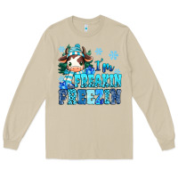 Mushroom I'm freakin freezin Long Sleeve Tee - MaliasSmallBusiness