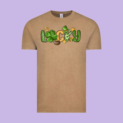 Lucky St Patrick S Day Vintage Tee Designed By Maliassmallbusiness