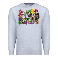 Heather Grey its moody gras yall Premium Sweatshirt - CowGirlArtShop