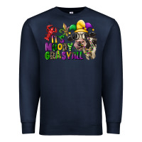 Navy its moody gras yall Premium Sweatshirt - CowGirlArtShop