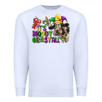 White its moody gras yall Premium Sweatshirt - CowGirlArtShop