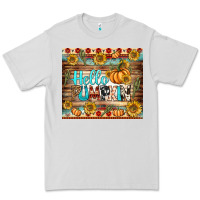 Dove Grey hello pumpkin tumbler Premium Tee - BundleAndBundleShop