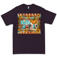 Plum hello pumpkin tumbler Premium Tee - BundleAndBundleShop
