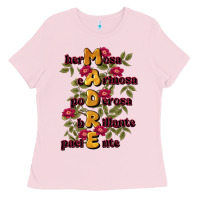 Bubblegum Pink ella es mamá Ladies Tee - JahusDesignShop