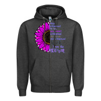 Charcoal Heather I Am The Storm sunflower Zipper Hoodie - Bettercallsaul