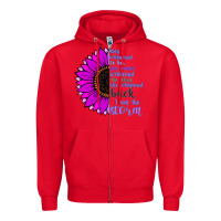 Red I Am The Storm sunflower Zipper Hoodie - Bettercallsaul