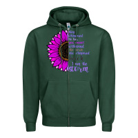 Sports Green I Am The Storm sunflower Zipper Hoodie - Bettercallsaul